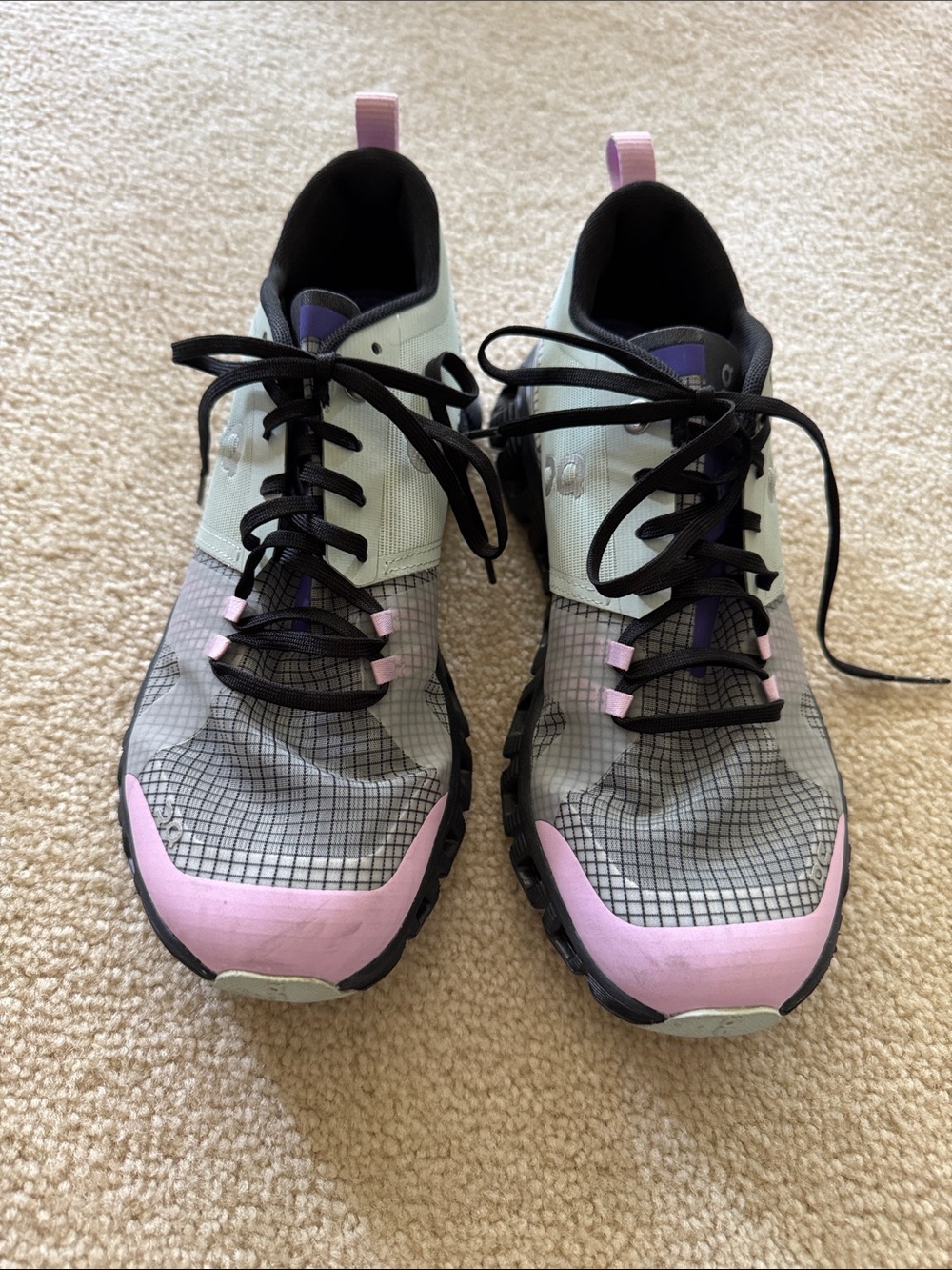 On Cloud X Shift Women's Pink, Gray & Purple Athletic Sneakers - Sz 6